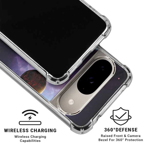StockTrek Two Planets Born from the Same Star Google Pixel 10 Clear Case
